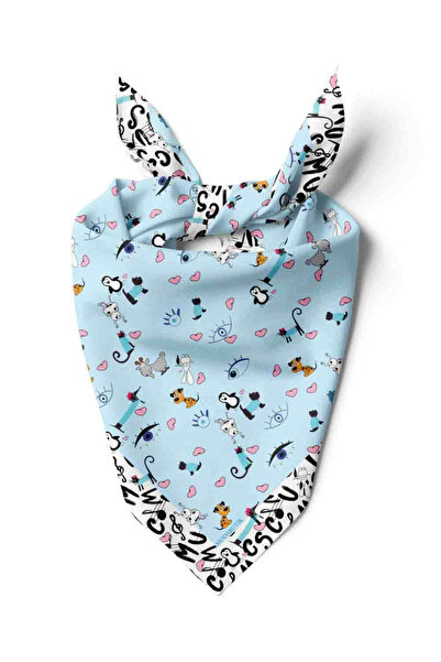 Modabutik D15 Köpek Bandanası Mavi 50x50