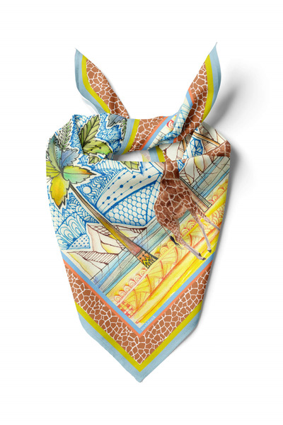 Modabutik H33 KADIN DESEN BANDANA DG571