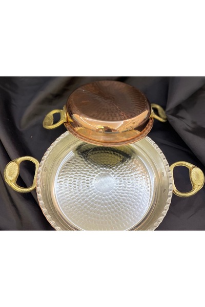 DMT COPPER HOME Gaziantep Set of 2 Copper Hand-Forged Omelet Egg Pan, 1St Cla...