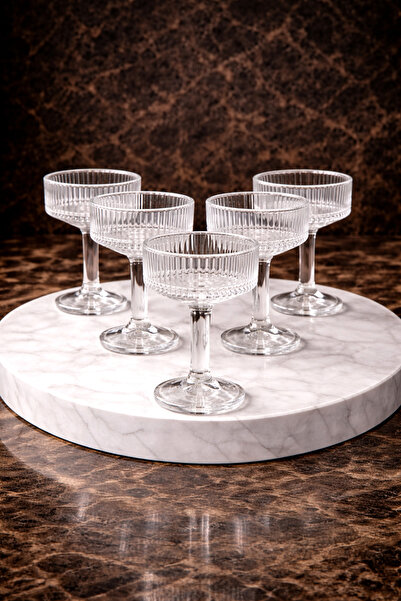 Maloria Minik Pinterest Ayaklı Kahve Yanı Lokumluk Seti | 50ml - 6'lı