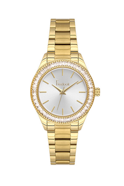 Freelook ساعة لوميير الذهبية المصنوعة من الفولاذ المقاوم للصدأ للنساء FL.1.10...