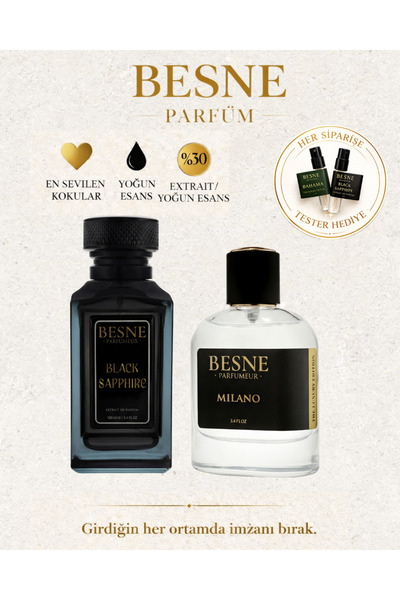 besneparfum Balck sapphire - milano