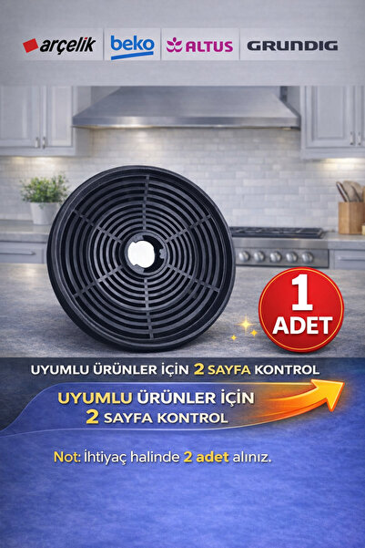 Arçelik P19ycb Davlumbaz Karbon Filtre ( 1 ADET ORJİNAL Y.PARÇADIR)