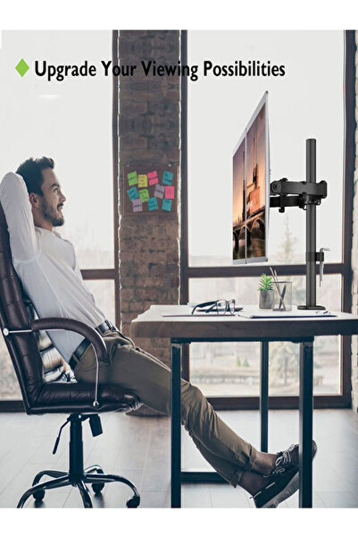 Techly Masa Destekli Yanyana Çiftli Monitör Ve Tv Standı (kelepçeli) 13-27 Inç