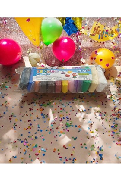 Genel Markalar Havayla Kuruyan Modelleme Yumuşak Kil Seti 115 gr Pastel Renkl...