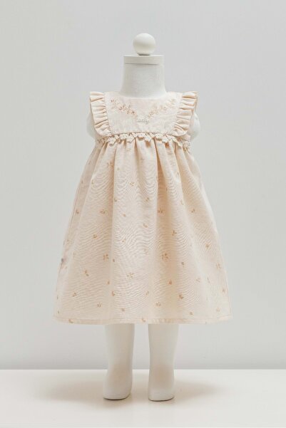 Caramell Mini Lady Keten Ji̇le Beige