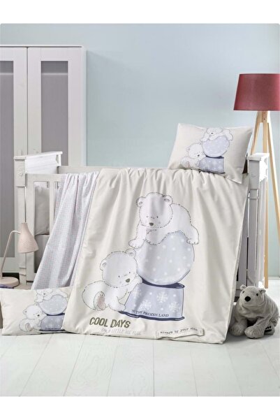 Recos Frozen Pano Kutulu Baby Duvet Cover Set Blue