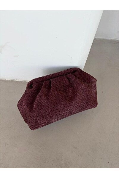 Senza Vedere GLOW SÜET BÜYÜK BOY ÖRGÜ DETAYLI EL, OMUZ VE ÇAPRAZ ÇANTA, 33 cm...