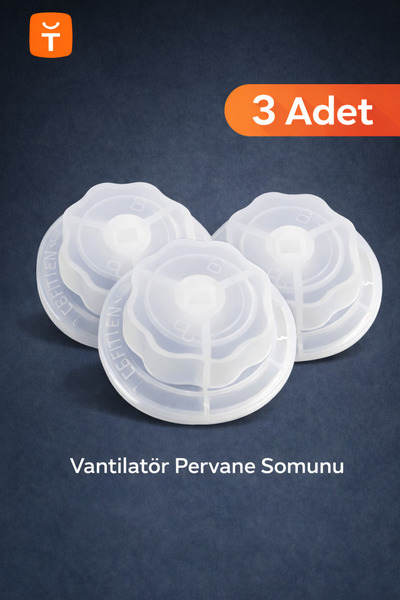 KUMTEL 3 Adet Vantilatör Pervane Somunu