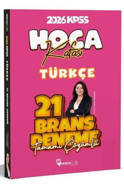 Hoca Kafası Yayınları Hoca Kafası 2026 KPSS Türkçe 21 Deneme Video Çözümlü - ...