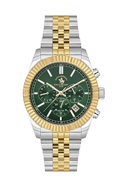 Generic Brand Legend Silver and Gold Stainless Steel Watch for Men SB.1.10653-5