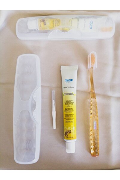 Fly Cosmetics مجموعة العناية بالفم الكورية من أتومي (شفافة)