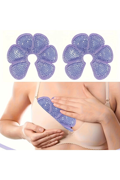 Epilons عبوة من 2 فوط حلمة جل للأمهات المرضعات - مناسبة للاستخدام الساخن والب...