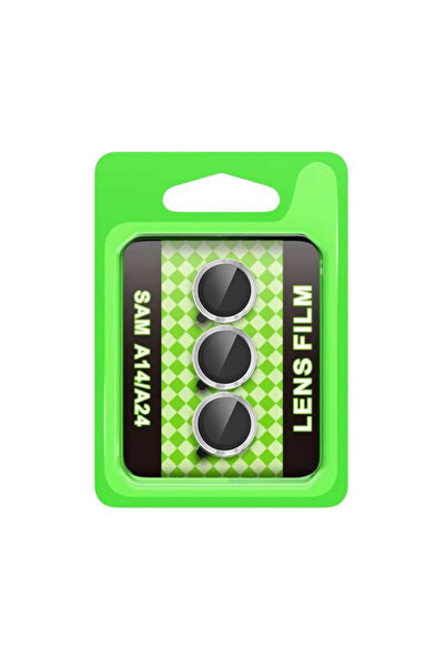 byhodi عدسة كاميرا سامسونج جالاكسي A24 4G رايز ميتال - فضي