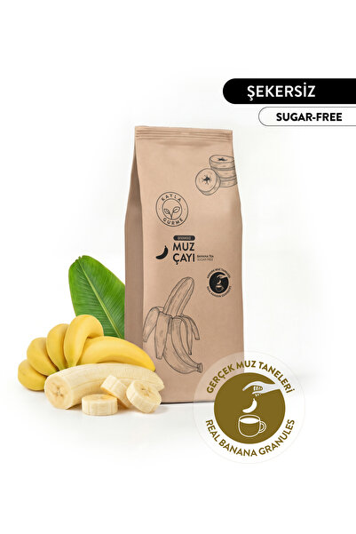 Kayla Gurme Şekersiz Muz Çayı - Gerçek Muz Meyve Taneli - 250 g