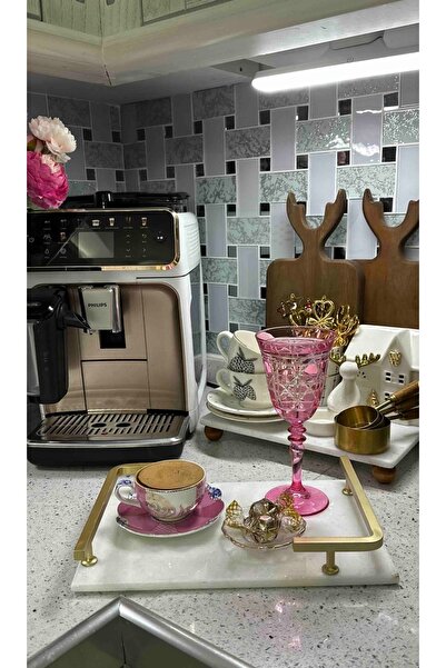 DECOSTYLE Gloria El Kesmesi Renkli Kadeh Bardak 270 cc - Tekli Lüks Ayaklı Ca...