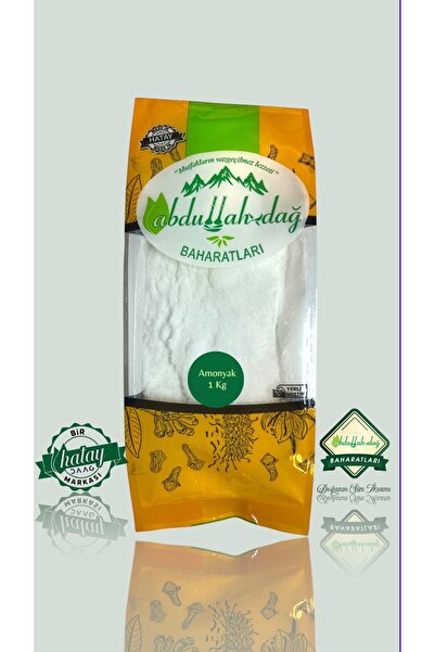 ABDULLAH DAĞ Hatay Yöresinden Doğal Toz Amonyak 1 Kg / 1000 gr