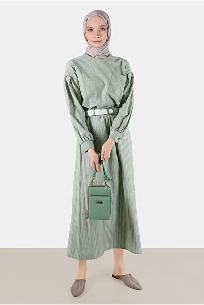 Alvina Chain Looked Double Skirt Suit 42686