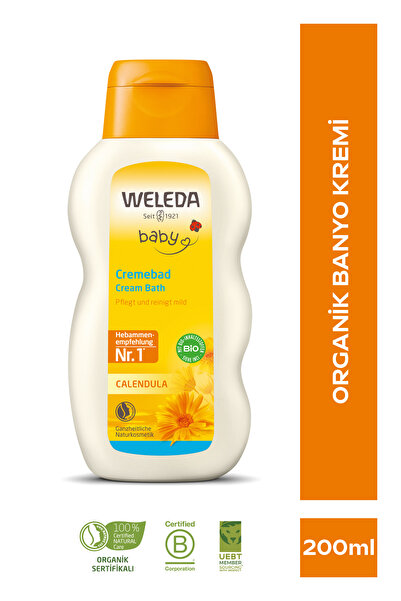 Weleda Calendula Organik Temizleyici Ve Nemlendirici Banyo Kremi 200ml
