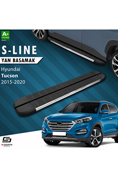 S Dizayn Hyundai Tucson 3 S-Line Krom Yan Basamak 173 Cm 2015-2020 A+ Kalite ...