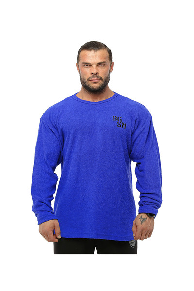 Big Sam Men's Oversize Sweatshirt, Winter Towel Fabric Sweater