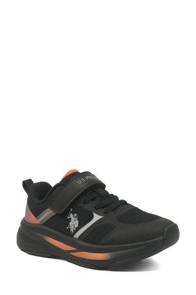 U.S. Polo Assn. حذاء رياضي للأولاد باللون الأسود من YUTE JR 5PR