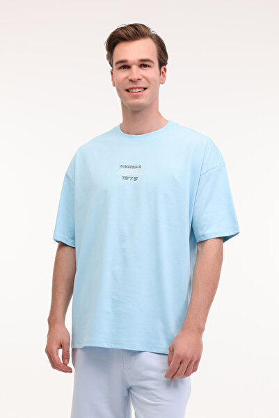 lumberjack ML HENRY 12FL-14 5FX Μπλε ανδρικό κοντομάνικο μπλουζάκι