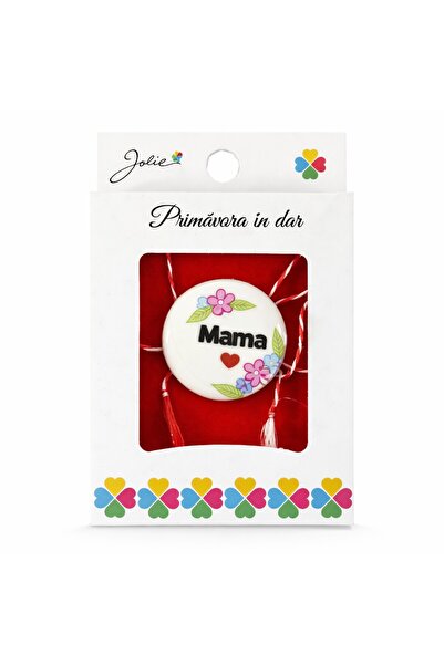 Flippy Martisor Small Brooch in Box, Brooch Size 2.5-3 cm, Metal Material, Mo...