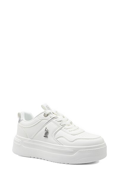 U.S. Polo Assn. CLARKE 6FX Beyaz Kadın Sneaker