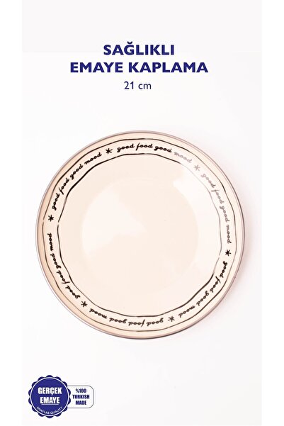 EMAYlab Πιατέλα/πιατάκι παρουσίασης Mood Emaye 21 εκ.