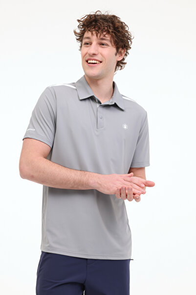 lumberjack Ανδρικό κοντομάνικο μπλουζάκι ML CRIS 12ELG7003 5FX GREY