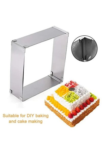 Dharst Adjustable square/rectangle cake pan - 15 cm - 28 cm