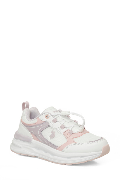 U.S. Polo Assn. SANTANA JR 6FX Girls' White Sneakers