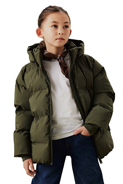 Name it NKNMUSK PUFFER JACKET TB Yeşil Unisex Çocuk Mont