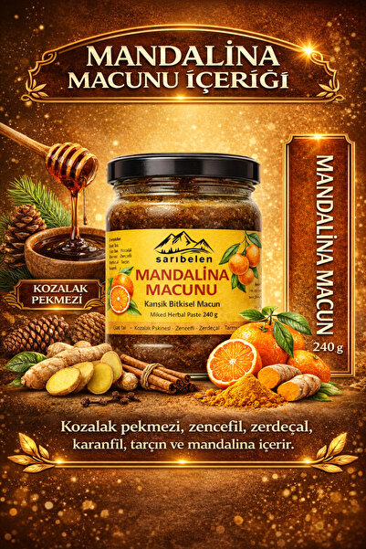 sarıbelen Mandalina Macunu 240 g – Ege'nin Mandalina Macunu