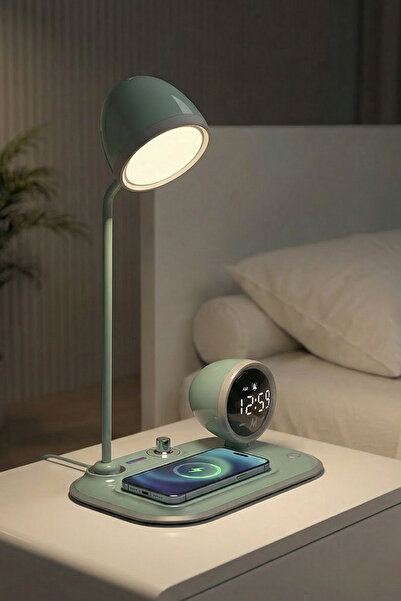 S-LINK Telefon Uyumlu Hızlı Şarj 15W Ayarlanabilir Led Işıklı LCD Ekran Doubl...