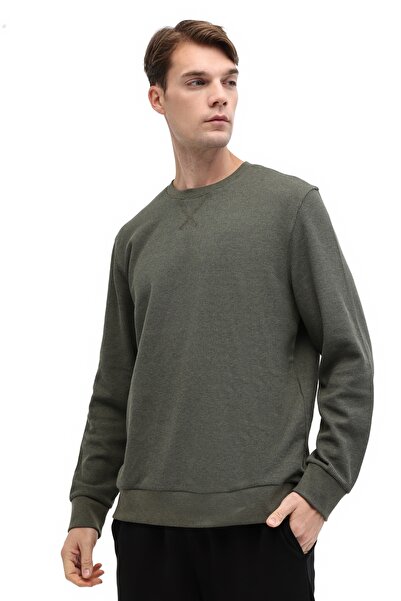 Kinetix Mb Unown 16Ess-508 5Pr Khaki Men's Sweatshirt