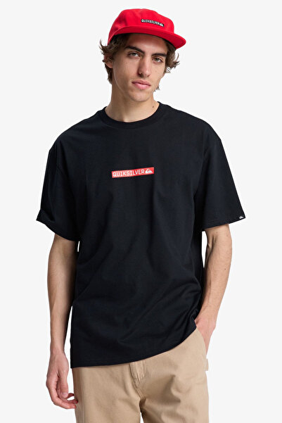Quiksilver DNA CLICKER TEE Μαύρο ανδρικό κοντομάνικο μπλουζάκι