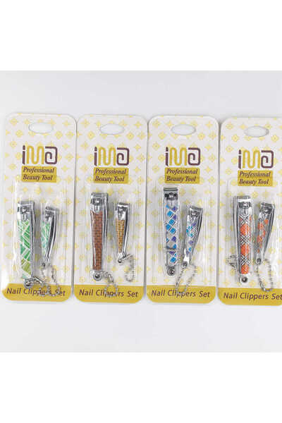 Anchor Genel marka Çift Renkli Tırnak Makası Seti 2 Li