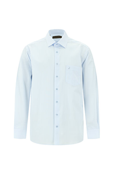 Abdullah Kiğılı Μακρυμάνικο κλασικό ριγέ βαμβακερό πουκάμισο