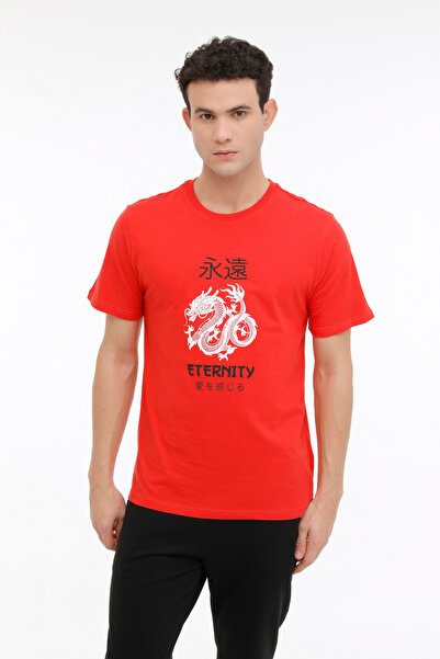 Kinetix Ml Latne 11Es-Slg-106 4Fx Red Men's Short Sleeve T-Shirt