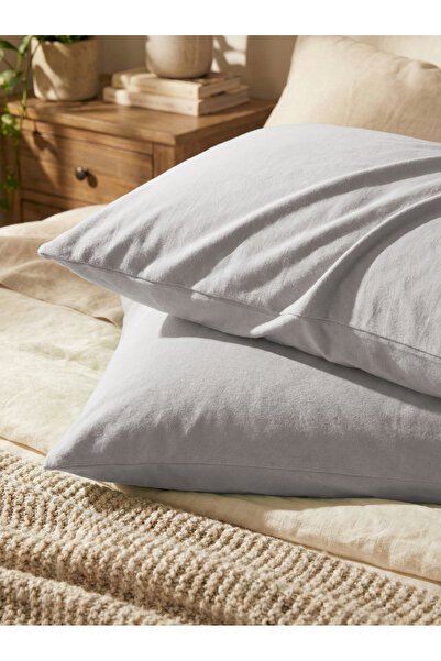 Erko Dört Mevsim قطعتان من أغطية الوسائد مصنوعة من قماش قطني 100% ممشط 50x70 ...