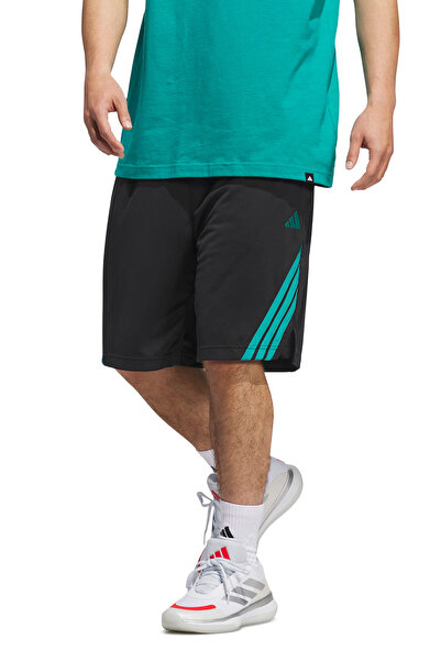 adidas Pantaloni scurți 3-STRIPES Negri pentru bărbați