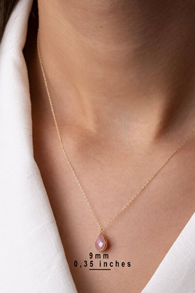 Safir Kuyumculuk Doğal Taşlı Altın Kolye