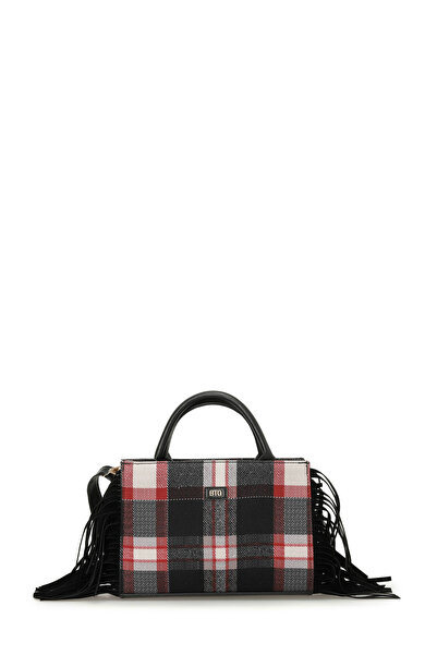Butigo Plaid Pu Garni El 4Pr Multicolor Women's Handbag