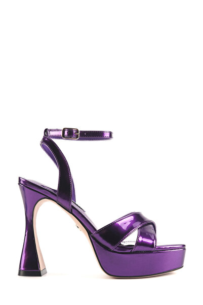 Nine West صندل نسائي بكعب أرجواني من VENEZA 4PR