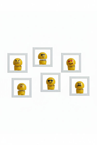 ASTUNİNG أرجل إيموجي زيب زيب المرنة ذات مزدوج الوجهين أشرطة، مجموعة رؤوس إيمو...