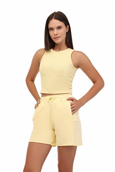 lumberjack WL CARE 10SY786 5FX Sarı Kadın Atlet