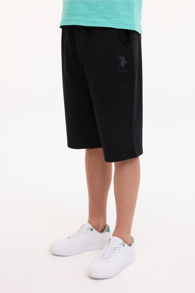 U.S. Polo Assn. Πόλο Ασν. Μαύρο ανδρικό σορτς DUSTY