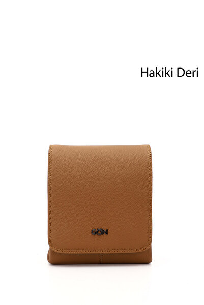 GÖNDERİ(R) TABA Gön Genuine Leather Medium Size Unisex Shoulder Bag Q3672